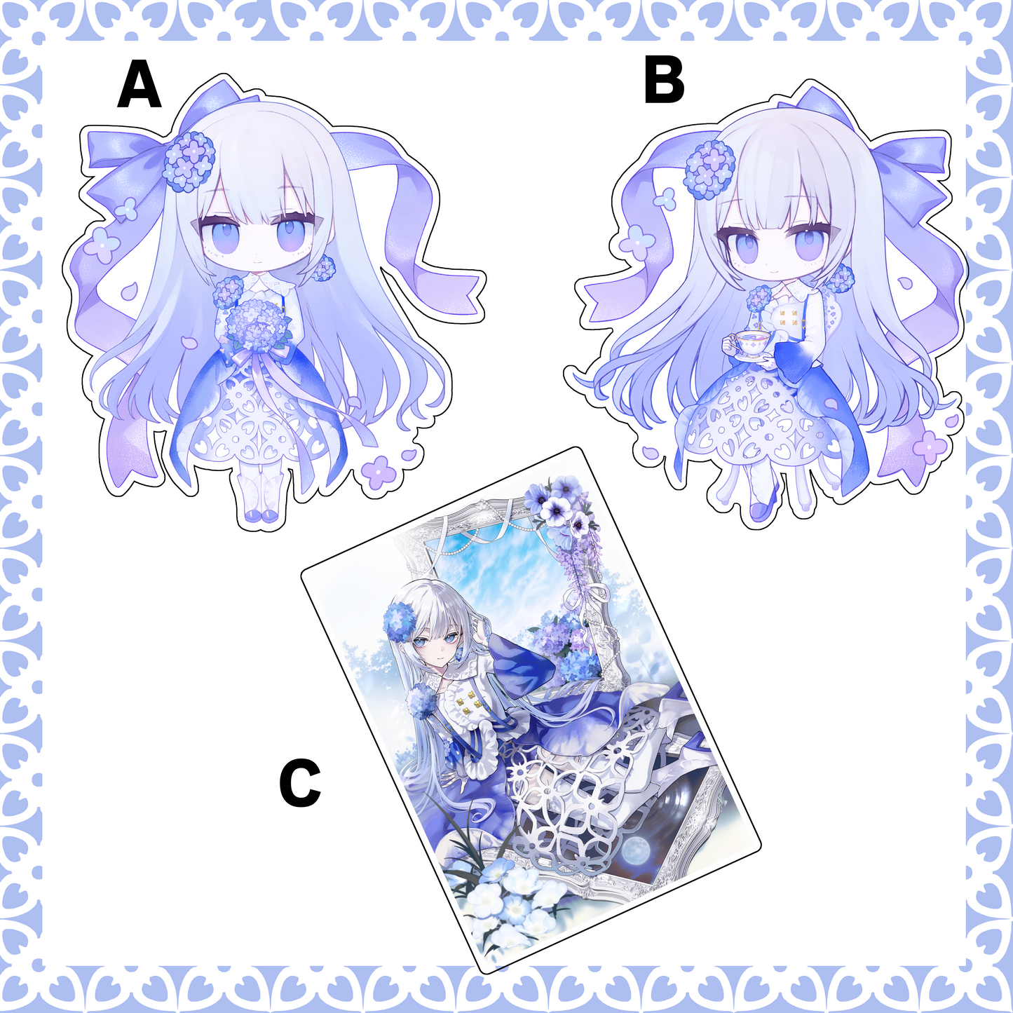 妃那子✥1周年記念グッズ✥　アクリルステッカー